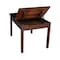 International Concepts Rectangle Table with Lift Up Top For Storage, 24 in W, 33.1 in L, 22.2 in H, Wood, Rich Mocha JT15-2532L - alternate 8